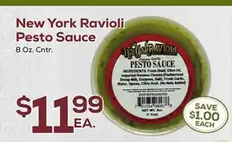 DeCicco & Sons New York Ravioli Pesto Sauce offer