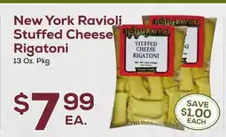 DeCicco & Sons New York Ravioli Stuffed Cheese Rigatoni offer