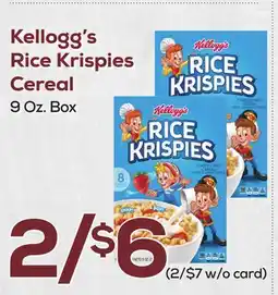 DeCicco & Sons Kellogg's Rice Krispies Cereal offer