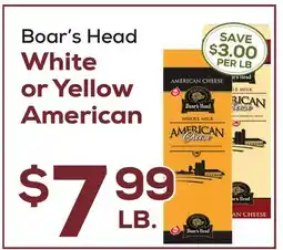 DeCicco & Sons Boar's Head White or Yellow American offer