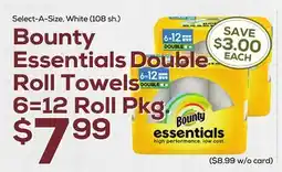 DeCicco & Sons Bounty Essentials Double Roll Towels offer