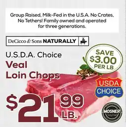 DeCicco & Sons Veal Loin Chops offer
