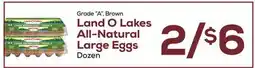 DeCicco & Sons Land O Lakes All-Natural Large Eggs offer