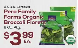 DeCicco & Sons Pero Family Farms Organic Broccoli Florets offer