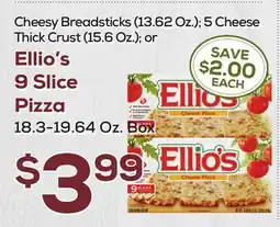 DeCicco & Sons Ellio's 9 Slice Pizza offer
