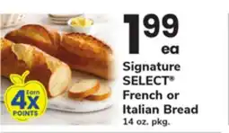 ACME Signature SELECT French or Italian Bread offer