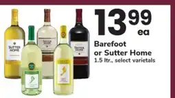ACME Barefoot or Sutter Home offer
