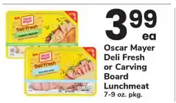 ACME Oscar Mayer Deli Fresh or Carving Board Lunchmeat offer