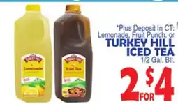 Bravo Supermarkets TURKEY HILL ICED TEA offer
