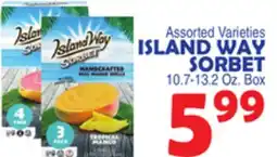Bravo Supermarkets ISLAND WAY SORBET offer