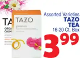 Bravo Supermarkets TAZO TEA offer