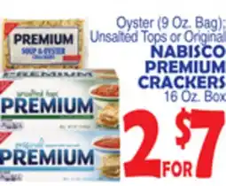 Bravo Supermarkets NABISCO PREMIUM CRACKERS offer