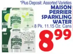 Bravo Supermarkets MAISON PERRIER SPARKLING WATER offer