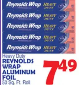 Bravo Supermarkets Heavy Duty REYNOLDS WRAP ALUMINUM FOIL offer