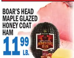 Bravo Supermarkets BOAR'S HEAD MAPLE GLAZED HONEY COAT HAM offer