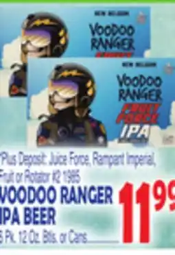 Bravo Supermarkets VOODOO RANGER IPA BEER offer