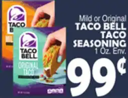 Bravo Supermarkets Mild or Original TACO BELL TACO SEASONING offer
