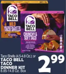 Bravo Supermarkets TACO BELL TACO DINNER KIT offer