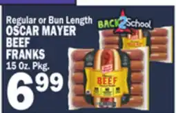 Bravo Supermarkets OSCAR MAYER BEEF FRANKS offer