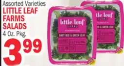 Bravo Supermarkets LITTLE LEAF FARMS SALADS offer