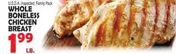 Bravo Supermarkets WHOLE BONELESS CHICKEN BREAST offer