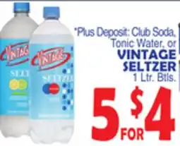Bravo Supermarkets VINTAGE SELTZER offer