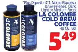 Bravo Supermarkets LA COLOMBE COLD BREW COFFEE offer