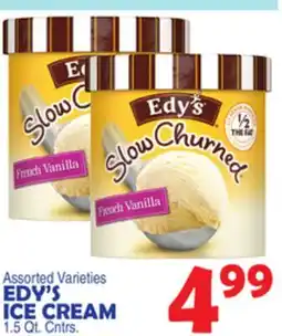 Bravo Supermarkets EDY'S ICE CREAM offer