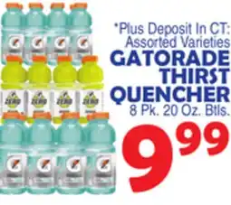 Bravo Supermarkets GATORADE THIRST QUENCHER offer