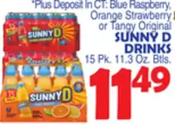 Bravo Supermarkets SUNNY D DRINKS offer