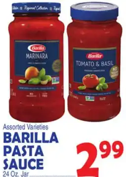 Bravo Supermarkets BARILLA PASTA SAUCE offer