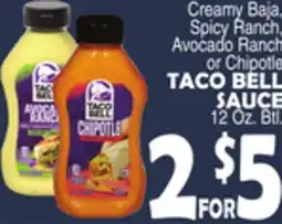 Bravo Supermarkets TACO BELL SAUCE offer