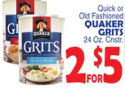 Bravo Supermarkets QUAKER GRITS offer