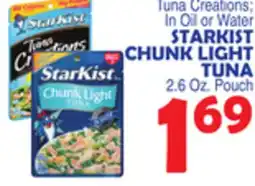 Bravo Supermarkets STARKIST CHUNK LIGHT TUNA offer