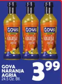 Bravo Supermarkets GOYA NARANJA AGRIA offer