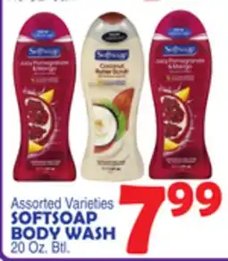 Bravo Supermarkets ASSORTED VARIETIES SOFTSOAP BODY WASH offer