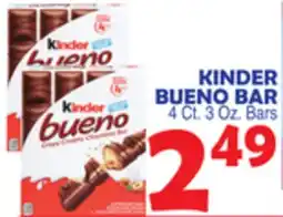 Bravo Supermarkets KINDER BUENO BAR offer