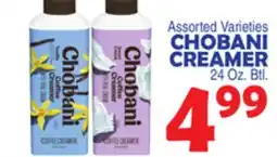 Bravo Supermarkets CHOBANI CREAMER offer
