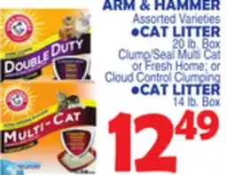 Bravo Supermarkets ARM & HAMMER CAT LITTER offer