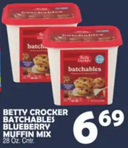 Bravo Supermarkets BETTY CROCKER BATCHABLES BLUEBERRY MUFFIN MIX offer