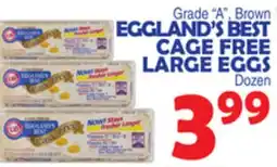 Bravo Supermarkets EGGLAND'S BEST CAGE FREE LARGE EGGS offer