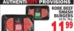 Bravo Supermarkets KOBE BEEF SMASH BURGERS offer