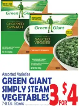 Bravo Supermarkets GREEN GIANT SIMPLY STEAM VEGETABLES offer