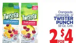 Bravo Supermarkets TWISTER PUNCH offer