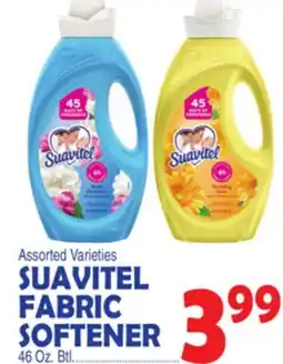 Bravo Supermarkets SUAVITEL FABRIC SOFTENER offer
