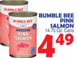 Bravo Supermarkets BUMBLE BEE PINK SALMON offer