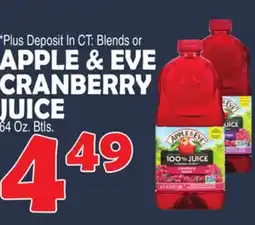Bravo Supermarkets APPLE & EVE JUICE offer