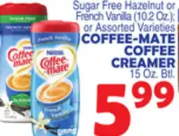 Bravo Supermarkets COFFEE-MATE COFFEE CREAMER offer