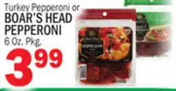 Bravo Supermarkets BOAR'S HEAD PEPPERONI offer