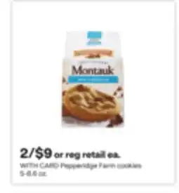 CVS Pepperidge Farm cookies 5-8.6 oz offer